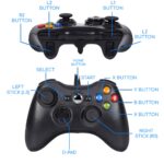 ILLOMART Wired Controller for Xbox 360 Controller for PC Windows Linux Desktop Gamepad for Laptop Gamepad for Xbox 360 Joystick for Windows 7/8/10 PC Joystick for x360 Dual Vibration - Image 8
