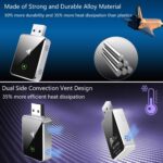 Wireless Carplay Adapter & Android Auto Wireless Adapter 2 in 1, 2025 Upgrade, Mini USB Convection Vent Design, Plug and Play, Stable Connection, No Delay,for 2016+ Cars & iOS 12+ & Android 11+ - Image 8
