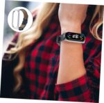 ARTIBETTER Simulated Leather Watch Band Smartwatch Strap for Band 6/5/4/3 Flexible and Comfortable Bracelet Watch Strap - Image 4