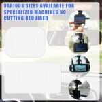 8Pcs Dashcam Windshield Sticker Electrostatic Film Transparent Sticker to Prevent Scratching and Falling, Durable and Reusable Dash Cam Stickers for Mounting Dash Cam - Image 7