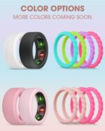 Silicone Cover for Oura Ring Gen 4/3 with Braided Silicone Stacking Rings – Flexible & Stylish Ring Protector Accessories – 6-Piece Set - Image 6