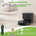 25 Pcs Replacement Parts for iRobot Roomba Q052 / 105 Vac / 105 Combo Robot Vacuum, Q0520 105 Accessories Include 2 Main Brushes, 6 Filters, 6 Dust Bags, 6 Side Brushes, 4 Mop Pads, 1 Clean Brush - Image 3