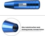 ZKFAR 1 PC American Flag Design Gear Stick Shifter Knobs, Metal Gear Stick Shift Knob, Automatic Shift Knob, Weighted Car Shift Handle Knob Fits Most Auto Transmission Vehicle (Blue) - Image 4