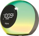 iHome Alarm Clock Radio with Bluetooth Speaker and Color Changing Lamp, USB Charging, and Speakerphone for Home, Office, or Dorm (IBT29BX6) - Image 3