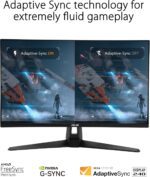 ASUS TUF Gaming 27” 1440P Gaming Monitor (VG27AQM1A) - QHD (2560 x 1440), 260Hz, 1ms, Fast IPS, Extreme Low Motion Blur Sync, Freesync Premium, G-SYNC Compatible, DisplayHDR400, 3 Year Warranty - Image 5