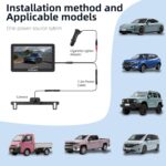 Backup Camera with IR Night Vision, 7 Inch 1080P HD Rear View Camera, Plug-Play, DIY Guide Lines, 150° Wide Angle, Back up Camera Systems for Truck Cars Pickups SUV Van - Image 3