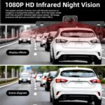 Backup Camera with IR Night Vision, 7 Inch 1080P HD Rear View Camera, Plug-Play, DIY Guide Lines, 150° Wide Angle, Back up Camera Systems for Truck Cars Pickups SUV Van - Image 4