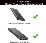 khanka Hard Travel Case Replacement for Anker Portable Charger 313 Power Bank (PowerCore Slim 10K) 10000mAh Battery Pack, Case Only - Image 3