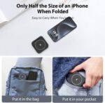 Fast Wireless Charger, Magnetic Foldable 3 in 1 Charging Station for iPhone 16/15/14/13/12/Pro/Plus/Pro Max, 5W Portable Charger for Apple Watch10/9/8/7/6/5/4/3/SE, for Airpods3/2/Pro-Black - Image 7