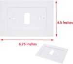 F61-2663 Wall Plate for Sen si Wi-Fi Programmable Thermostat,Hand Control, White (1) - Image 3