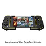 Turtle Beach Atom Mobile Game Controller with Bluetooth for Cloud Gaming on Xbox Game Pass with Android Mobile Devices - Compact Shape & Console Style Controls – Black/Yellow - Image 3