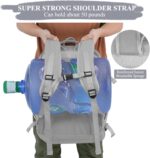 Large Travel Backpack - 40L Waterproof for Women, Men, College, Business, Hiking, Work - Image 3