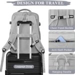 Large Travel Backpack - 40L Waterproof for Women, Men, College, Business, Hiking, Work - Image 6