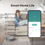 V3 Robot Vacuum and Mop Combo,Self-Charging,5000pa Strong Suction,WiFi/Alexa/App Control,3 in 1 Ultra-Slim Robotic Vacuum Cleaners for Hard Floors,Pet Hair and Low Pile Carpets - Image 4