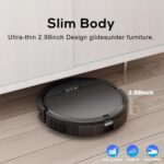 V3 Robot Vacuum and Mop Combo,Self-Charging,5000pa Strong Suction,WiFi/Alexa/App Control,3 in 1 Ultra-Slim Robotic Vacuum Cleaners for Hard Floors,Pet Hair and Low Pile Carpets - Image 6