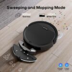 V3 Robot Vacuum and Mop Combo,Self-Charging,5000pa Strong Suction,WiFi/Alexa/App Control,3 in 1 Ultra-Slim Robotic Vacuum Cleaners for Hard Floors,Pet Hair and Low Pile Carpets - Image 7