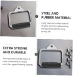 BESPORTBLE Ergonomic Workout Handles Handle Tension Rod Resistance Band Gym Accessory Portable Fitness Band Handles - Image 4