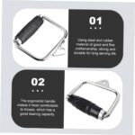 BESPORTBLE Ergonomic Workout Handles Handle Tension Rod Resistance Band Gym Accessory Portable Fitness Band Handles - Image 6