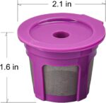 4 Pack K Cups Coffee Filters Compatible with Keurig Brewers 1.0 and 2.0Coffee Makers - Universal Kcup Filters Fit Refillable Kcup Coffee Pods - Image 5