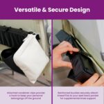 Cabeau KneedThis Memory Foam Travel Knee Pad. Perfect Travel Cusion for Airplanes, Buses, Trains, and Satdium Seats - Image 4