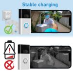 24V Doorbell Power Supply,24V Video Doorbell Power Adapter,Compatible with Arlo Nest Wyze Eufy Ring Doorbell Transformer (White 19.6 Feet) - Image 6