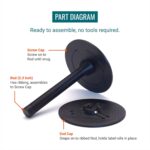 Replacement Spool/Spindle/Label Holder Assembly Compatible with DYMO 5XL / 4XL Thermal Label Printer - Image 7