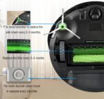 Replacement Parts for iRobot Roomba i3 i3+ i7 i7+ i4+ i5 i5+ j5 j5+ i6 i6+ i8 i8+ i2 J7 E5 E6 E7 I&J&E Series Vacuum Cleaner,1 Roller Brushes,6 Filters,6 Side Brushes,4 Dust Bags - Image 8