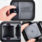 PAIYULE Case Compatible with Anker 3-in-1 Cube MagSafe Charger 15W Max Fast Charging Stand, Power Station Storage Holder for USB-C Cable (Box Only) (Gray) - Image 4