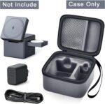 PAIYULE Case Compatible with Anker 3-in-1 Cube MagSafe Charger 15W Max Fast Charging Stand, Power Station Storage Holder for USB-C Cable (Box Only) (Gray) - Image 5
