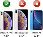 WallSkiN Case for iPhone Xs/X/10 (5.8'') Heavy Duty Full Body Military Grade Drop Protection Carrying Cover Holder | Holster for Men Belt with Clip Stand Red - Image 3