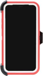 WallSkiN Case for iPhone Xs/X/10 (5.8'') Heavy Duty Full Body Military Grade Drop Protection Carrying Cover Holder | Holster for Men Belt with Clip Stand Red - Image 4
