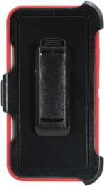 WallSkiN Case for iPhone Xs/X/10 (5.8'') Heavy Duty Full Body Military Grade Drop Protection Carrying Cover Holder | Holster for Men Belt with Clip Stand Red - Image 5