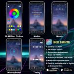 Interior Car LED Strip Lights, RGB 6 in 1 Ambient Lighting Kits with 315 inches Fiber Optic, 16 Million Colors APP Wireless Bluetooth Control Car Neon Lights, with Music Sync Function - Image 4