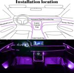 Interior Car LED Strip Lights, RGB 6 in 1 Ambient Lighting Kits with 315 inches Fiber Optic, 16 Million Colors APP Wireless Bluetooth Control Car Neon Lights, with Music Sync Function - Image 6
