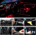 Interior Car LED Strip Lights, RGB 6 in 1 Ambient Lighting Kits with 315 inches Fiber Optic, 16 Million Colors APP Wireless Bluetooth Control Car Neon Lights, with Music Sync Function - Image 7