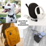 JEANUE-Waterproof Airtag Holder Keychain Case,Compatible Apple Air Tag Tracker with Key Ring, Keys/Dog Collar/Luggage - Image 6