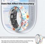 FitTurn 5 Pack Ring Cover Compatible with Oura Ring/Samsung Galaxy Ring/ULTRAHUMAN Ring AIR/RingConn Protector, Silicone Colorful Pattern Ring Case Silicone Elastic Case (S 4-9) - Image 5