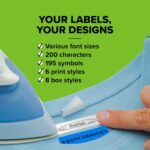 DYMO LetraTag Iron-On Fabric Labels | Authentic | 12 mm x 2 m Roll | Black Print on White | Iron-On Clothing Labels Ideal for Uniforms/Children's Clothing | for LetraTag Printers - Image 6