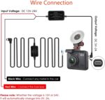 Rove r3 Dash cam hardwire kit with 4 Fuse Tap Cable Mini, ACS, ATO, Micro2 Add A Circuit Fuse Holders, Low Voltage Protection for Vantrue N4, N2S, X4S Dash Cam 12V 24V to 5V Power Cord - Image 4
