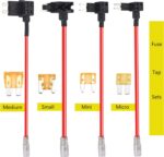 Rove r3 Dash cam hardwire kit with 4 Fuse Tap Cable Mini, ACS, ATO, Micro2 Add A Circuit Fuse Holders, Low Voltage Protection for Vantrue N4, N2S, X4S Dash Cam 12V 24V to 5V Power Cord - Image 5