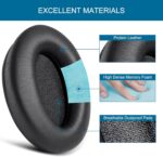GEVO Earpads Ear Cushions for Sony WH-1000XM3 (WH1000XM3) Noise Canceling Headphones, Ear Pads with Noise Isolation Memory Foam (Black) - Image 4