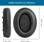 GEVO Earpads Ear Cushions for Sony WH-1000XM3 (WH1000XM3) Noise Canceling Headphones, Ear Pads with Noise Isolation Memory Foam (Black) - Image 6