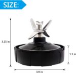 2 PACKS 7 FINS Extractor Blades Replacement Part Bottom Blade for Ninja Blender for Nutri Ninja Auto iQ BL642 NN102 BL682 BL2013 and More - Image 6