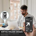 Magnetic Phone Wallet Compatible with Apple MagSafe - Metal Card Holder with AirTag Holder, RFID Blocking & Money Clip Mag Safe Wallet for iPhone 16 15 14 13 12 Pro Max/Pro/Plus/Mini - Image 3
