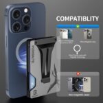 Magnetic Phone Wallet Compatible with Apple MagSafe - Metal Card Holder with AirTag Holder, RFID Blocking & Money Clip Mag Safe Wallet for iPhone 16 15 14 13 12 Pro Max/Pro/Plus/Mini - Image 6