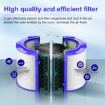 Air Purifier Filters Compatible With Dyson TP04 Fan Air Purifier Filter Replacement, Suitable With HP04 TP04 DP04 TP05 And DP05 Air Purifier Accessories Replacements,Part # 968707-04. - Image 3