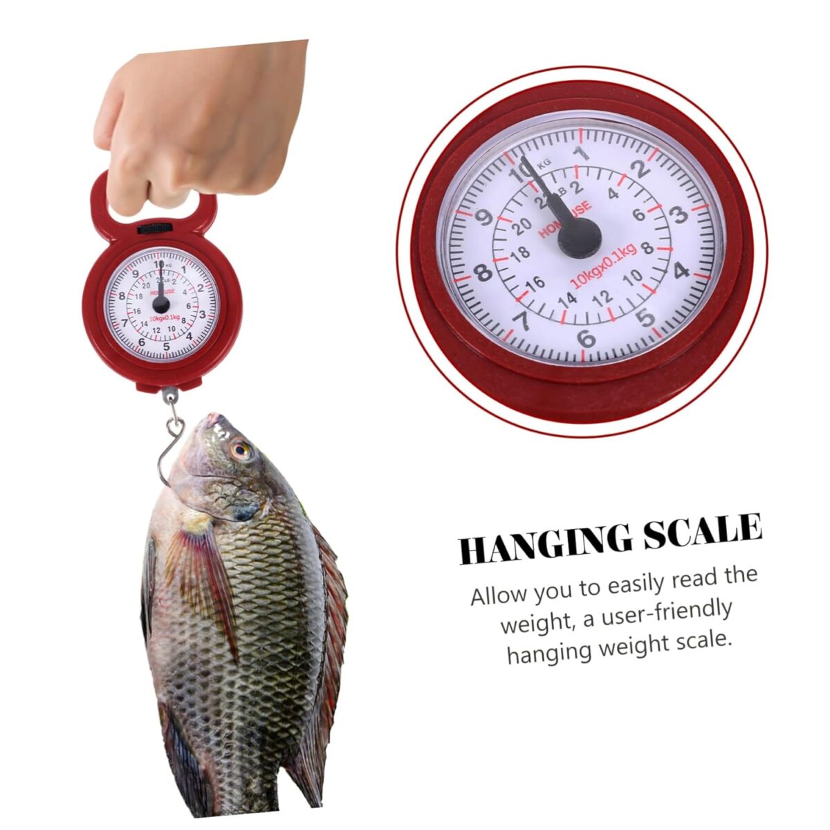 10Kg Handheld Digital Hanging Scale Portable Weight Measurement for Luggage Fishing Home Use Compact Accurate with User Friendly Display Lightweight Convenient Design - Image 4