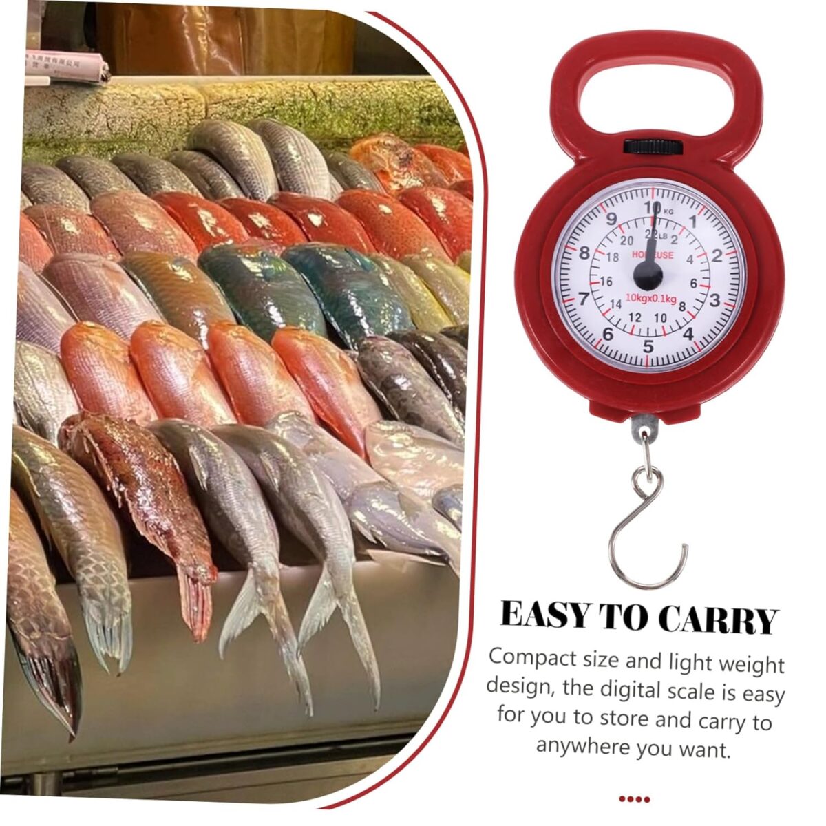 10Kg Handheld Digital Hanging Scale Portable Weight Measurement for Luggage Fishing Home Use Compact Accurate with User Friendly Display Lightweight Convenient Design - Image 5