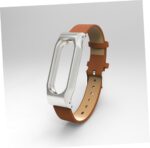 2 Compatible Leather Watch Band Sturdy Brown Replacement Strap Stylish Fit - Image 5