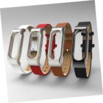 2 Compatible Leather Watch Band Sturdy Brown Replacement Strap Stylish Fit - Image 6